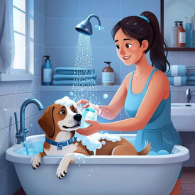 Сохраняется ли защитное действие капель после мытья собаки с шампунем?