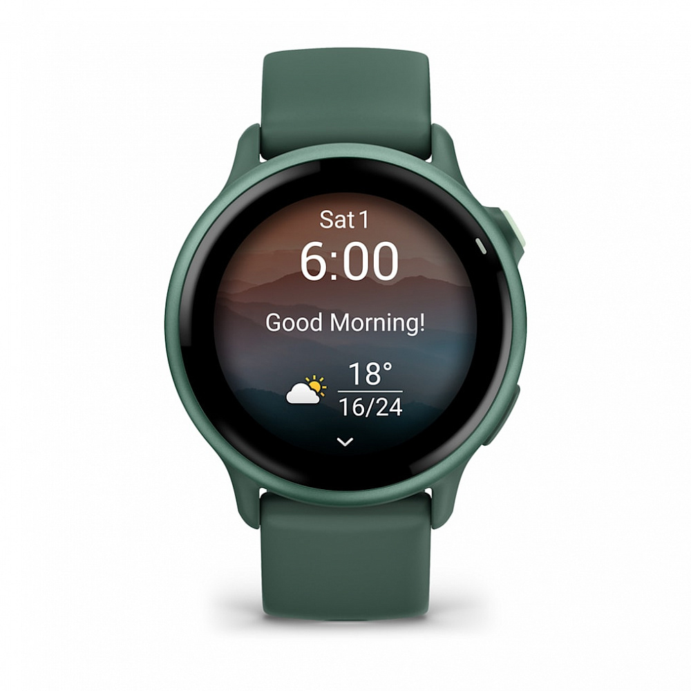 Умные часы Garmin Vivoactive 6 яшмовый с зеленым ремешком