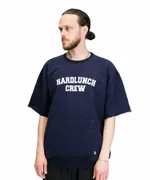 Толстовка Hardlunch Crew с коротким рукавом темно-синяя