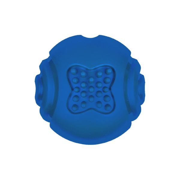 Игрушка Mr.Kranch для собак Мяч 6,5 см синий с ароматом курицы