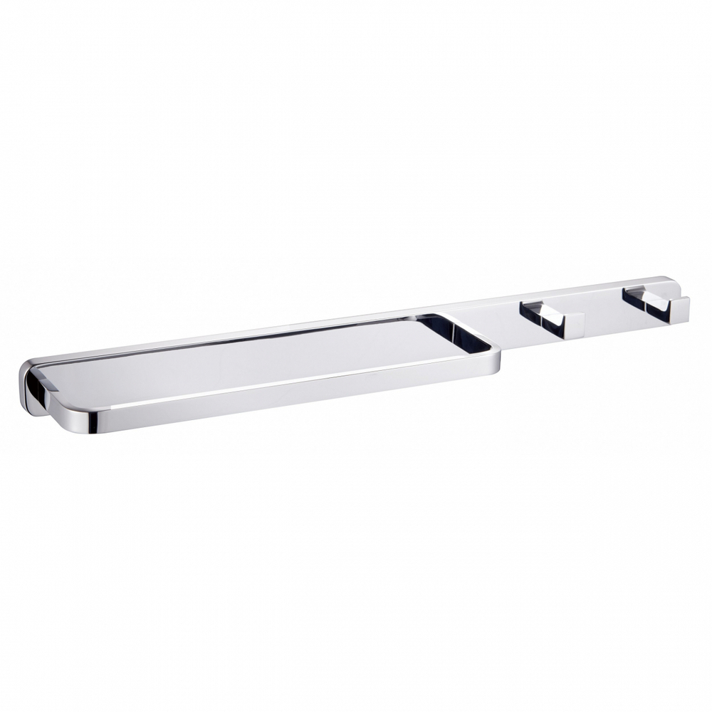 Кольцо для полотенец с 2 крючками WONZON & WOGHAND, Хром (WW-9561)