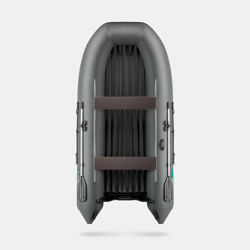 Надувная лодка GLADIATOR E300S тёмно-серый