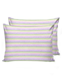 Наволочка комплект 2шт Сказка "Яркая полоска" 50х70 см, перкаль