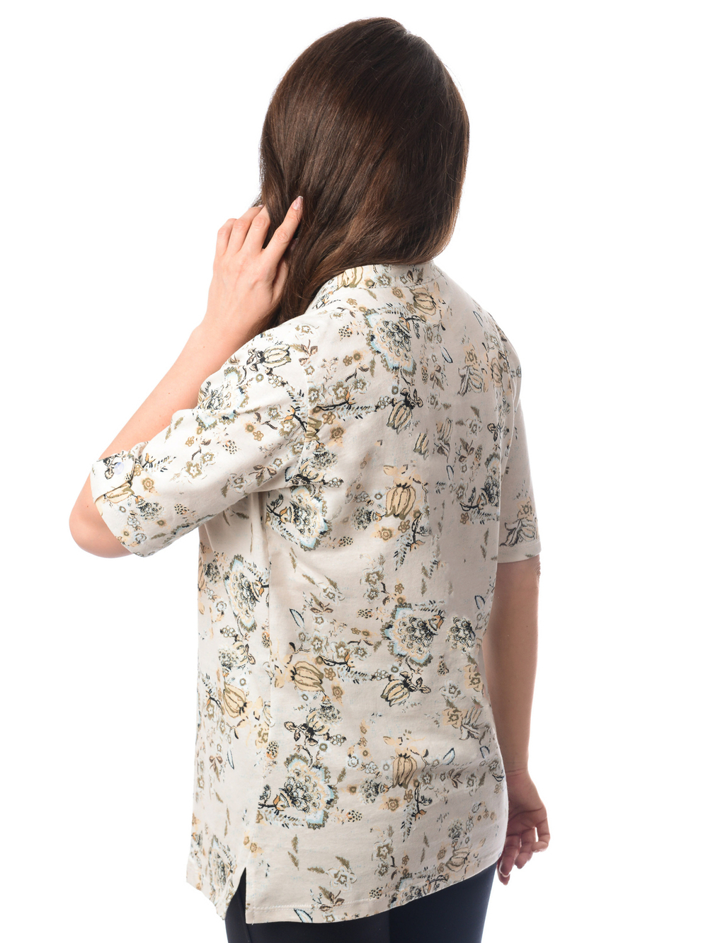 Блузка БЛ-122/кремовый-эскиз