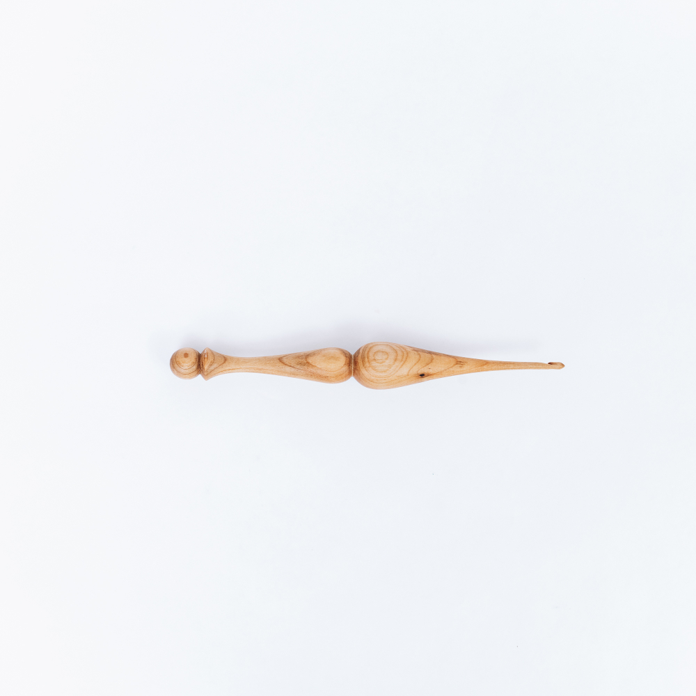 Деревянный крючок для вязания из древесины вишни 3.25 мм. K211