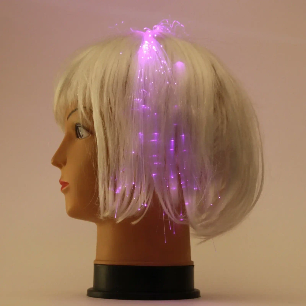 Прядь для волос светящаяся «Богиня ярких красок» , розовый