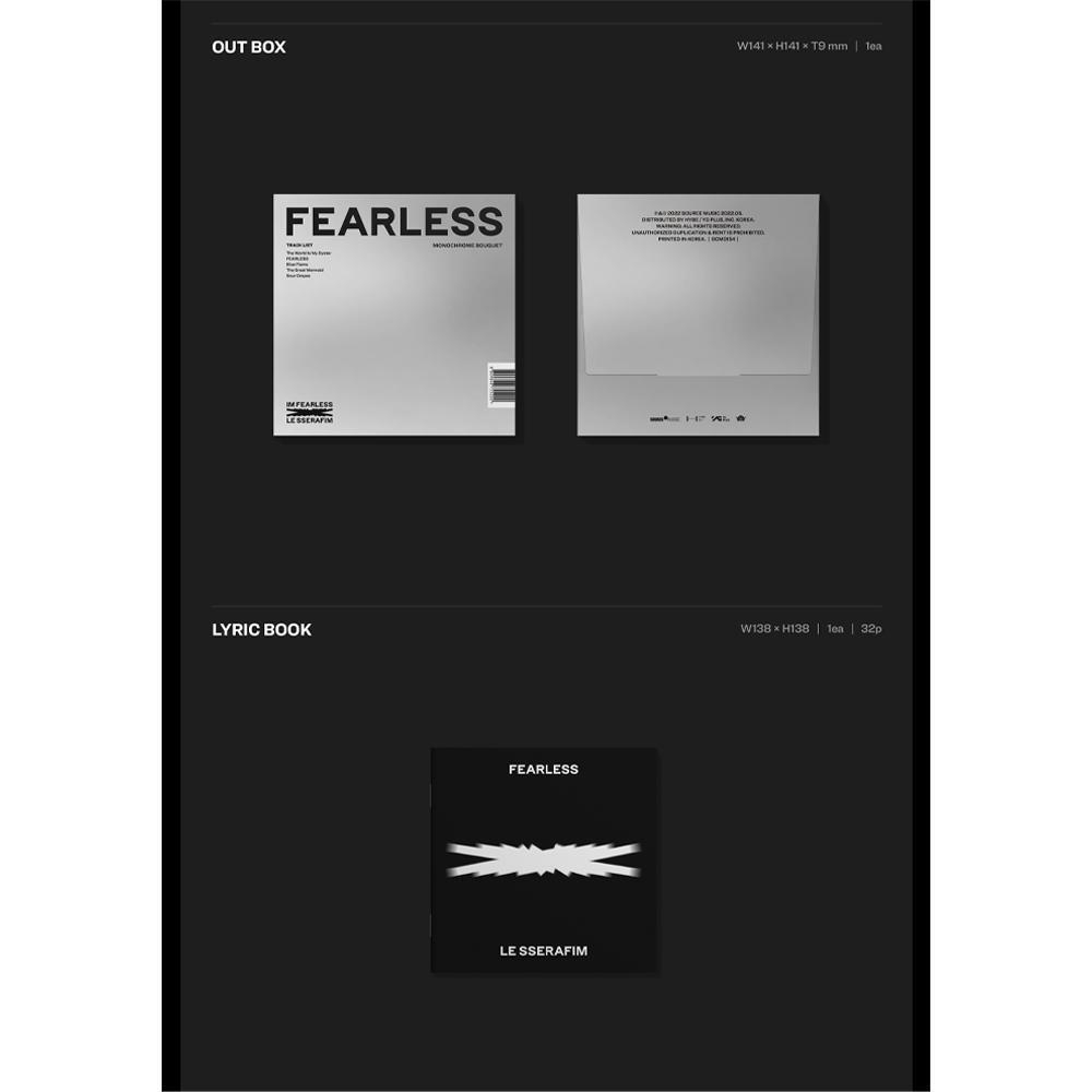 Альбом LE SSERAFIM - FEARLESS (Monochrome Bouquet)