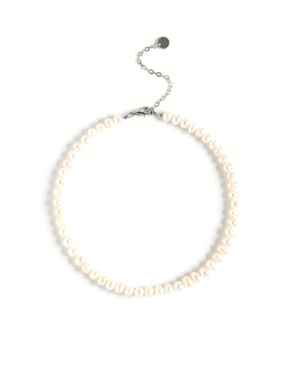 Чокер "Round" из жемчуга Silver