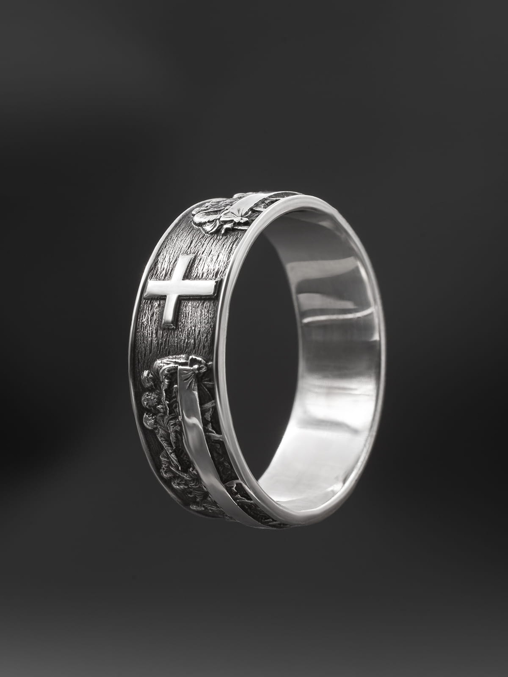 Кольцо «Тайная вечеря» Леонардо да Винчи из серебра