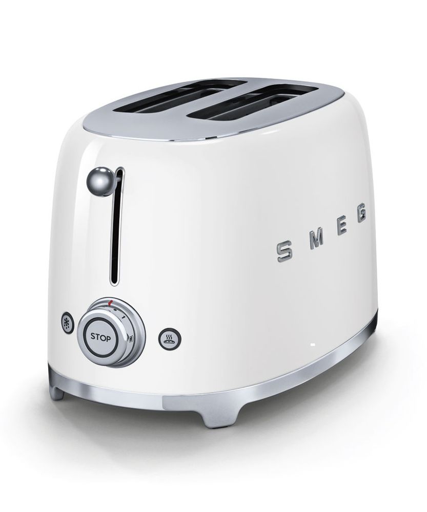 Smeg Тостер на 2 тоста, белый