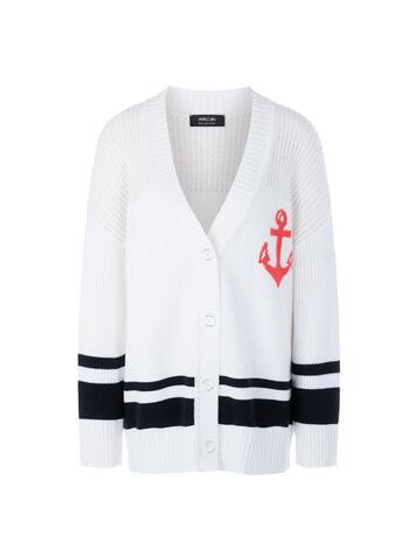 Marc Cain Кардиган комбинированной вязки