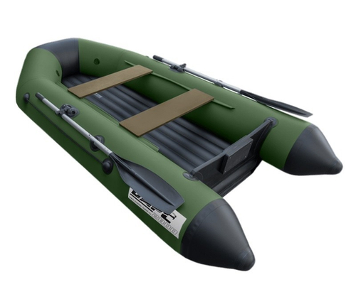 Барс-2800 НДНД зеленый-чёрная (лодка пвх под мотор НДНД)
