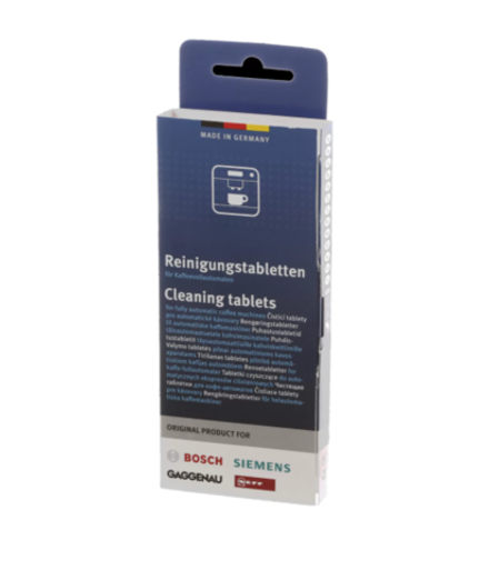 Таблетки BOSCH от накипи и эфирных масел  для кофе-автоматов и термосов - 10 шт