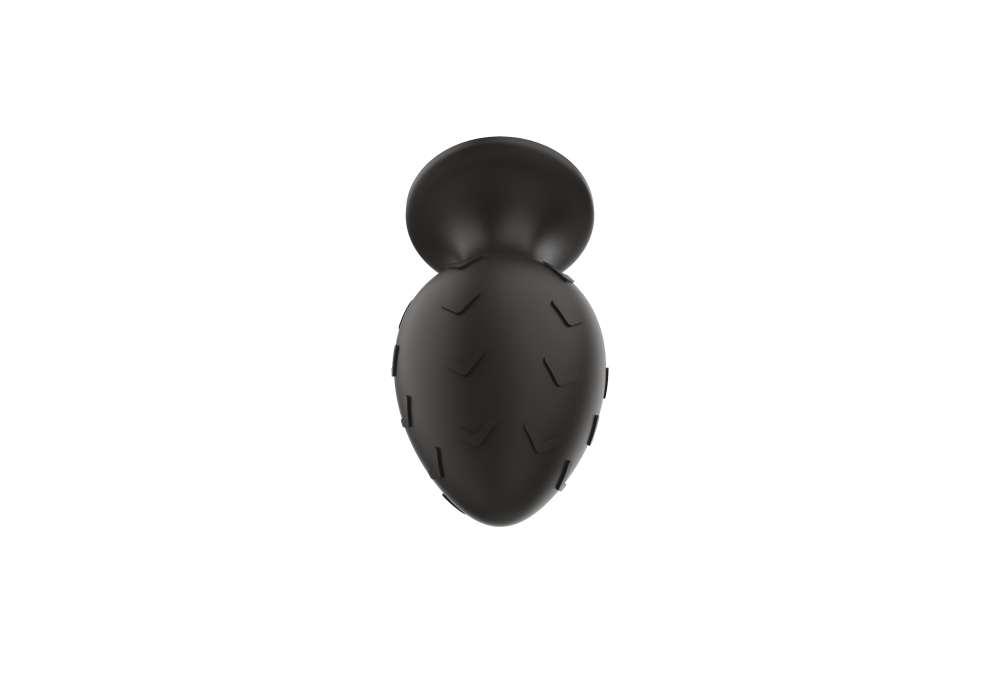 Силиконовая анальная пробка черная M (6.7*3.5cm) 3302-02