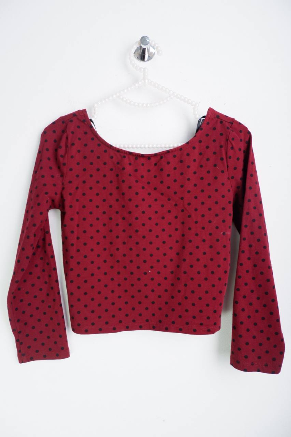 Топ Forever21 в горошек, маркировка М, визуально 46 размер