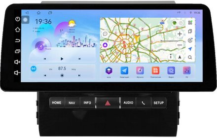 Магнитола для Toyota Land Cruiser 200 2015-2021 (с JBL и 360, рамка тип 1) - FarCar монитор 12.3" 2K QLED на Android 14, TS10, CarPlay, 4G SIM-слот