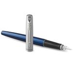 Ручка перьевая Parker Jotter Royal Blue CT корпус синий  хром, подар.уп.