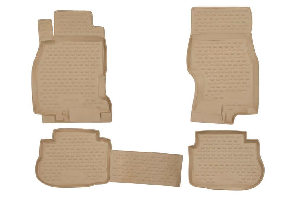 Коврики в салон для INFINITI FX35 2003-2009, 4 шт. (полиуретан, бежевые) NLC.76.01.212