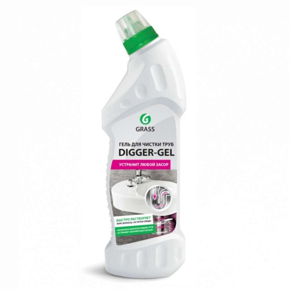 DIGGER-GEL д/прочистки канализационных труб 750 мл. *6*12* /624