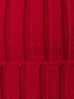 Шапка с ушками вязаная демисезонная