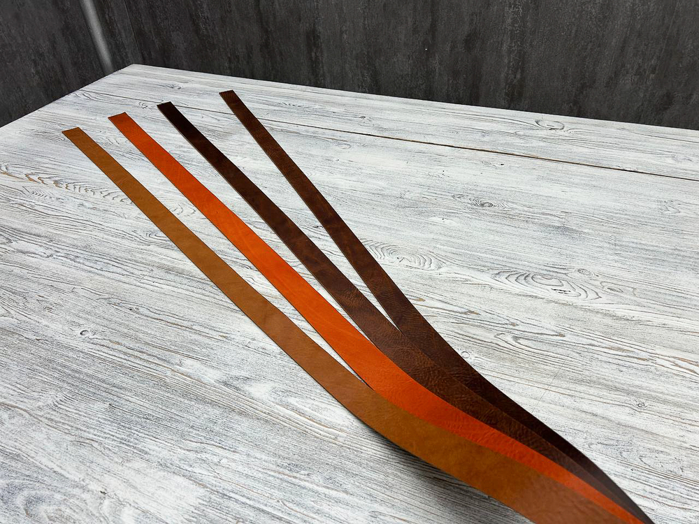 Лот №9 Италия, Ременные заготовки, 4шт