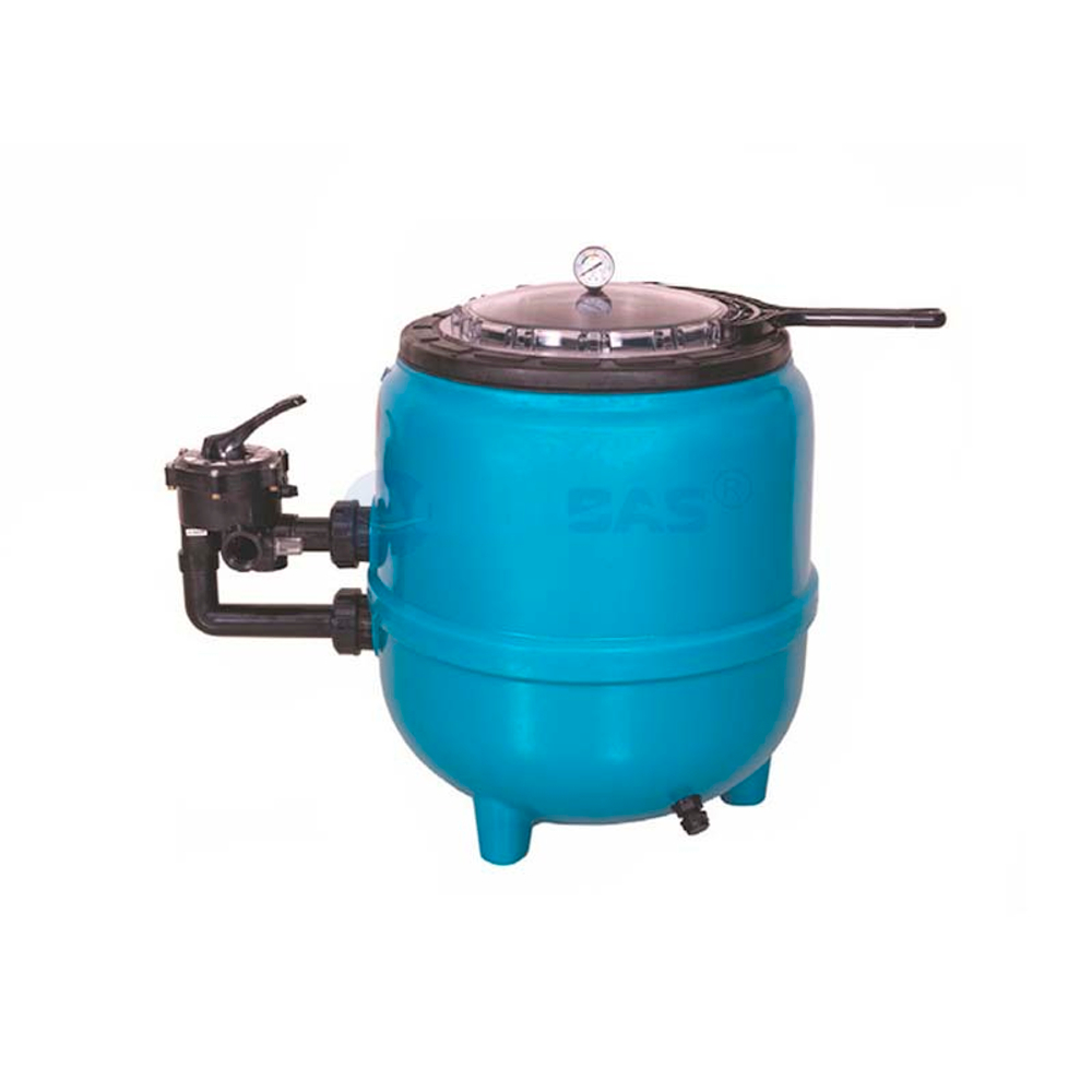 Фильтр 15м3/ч Gemas FILTRONE LLT 615мм прозр. крышка 400 с боковым вентилем 1 1/2" (021813LLT)