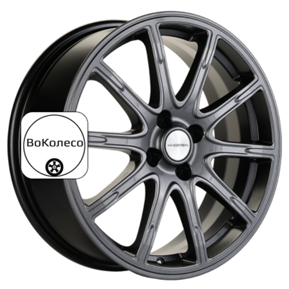 6,5x17/4x100 ET41 D60,1 KHW1707 (XRay) Gray Khomen Wheels