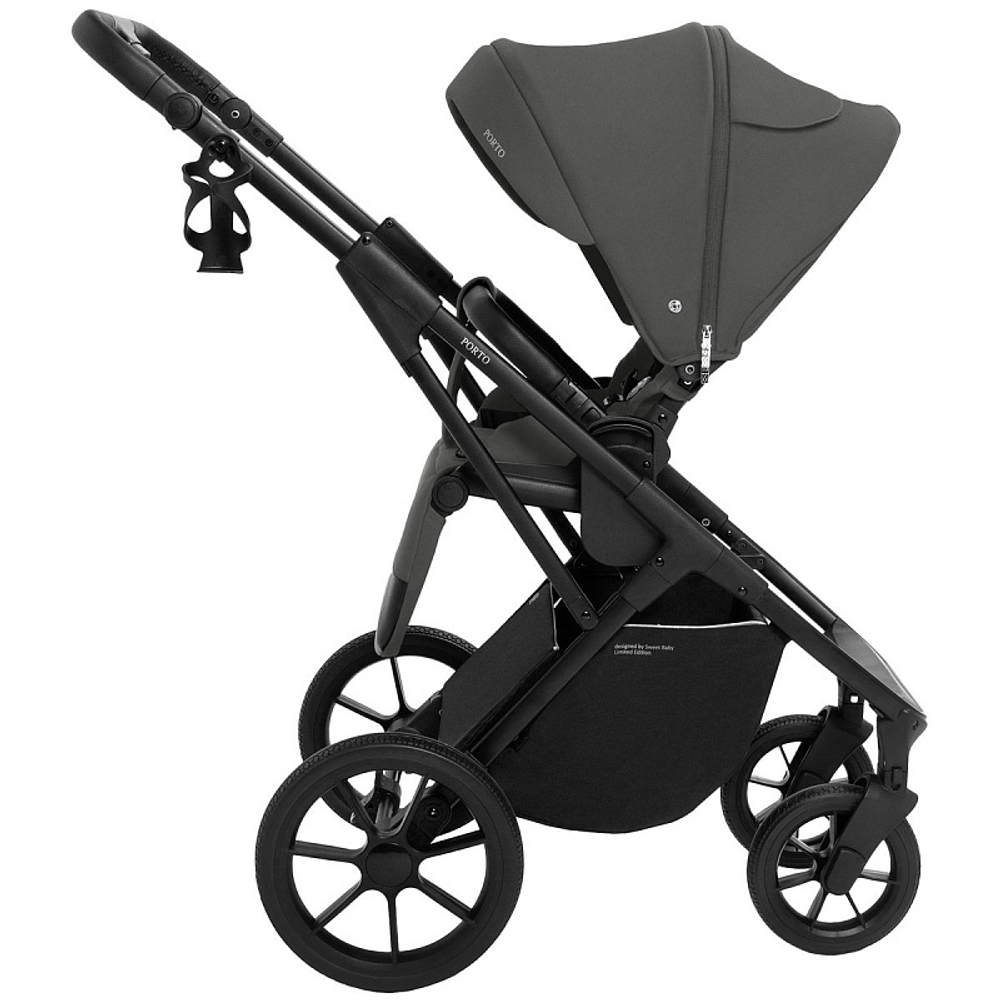 Детская коляска Sweet Baby Porto 2 в 1 Dark Grey