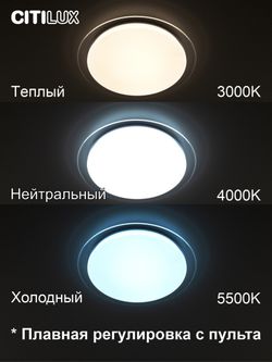 Citilux Спутник CL734480G RGB Люстра светодиодная с пультом