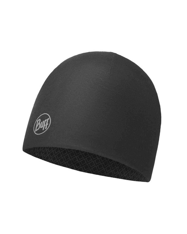 Двухслойная спортивная шапка Buff Hat 2 layers polyester Drake Black Фото 1