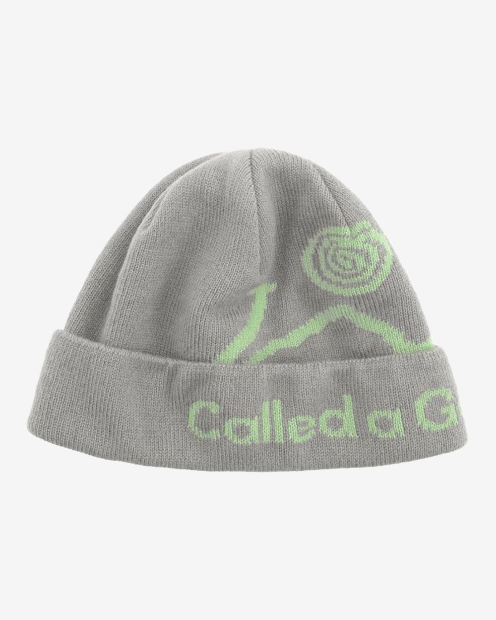 Шапка Called a Garment Pathway Logo Beanie серый / мятный