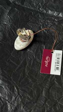 Кольцо Nature Bijoux, Les Cyclades, разъемное, с перламутром, NB25.2-19-25840 (белый)