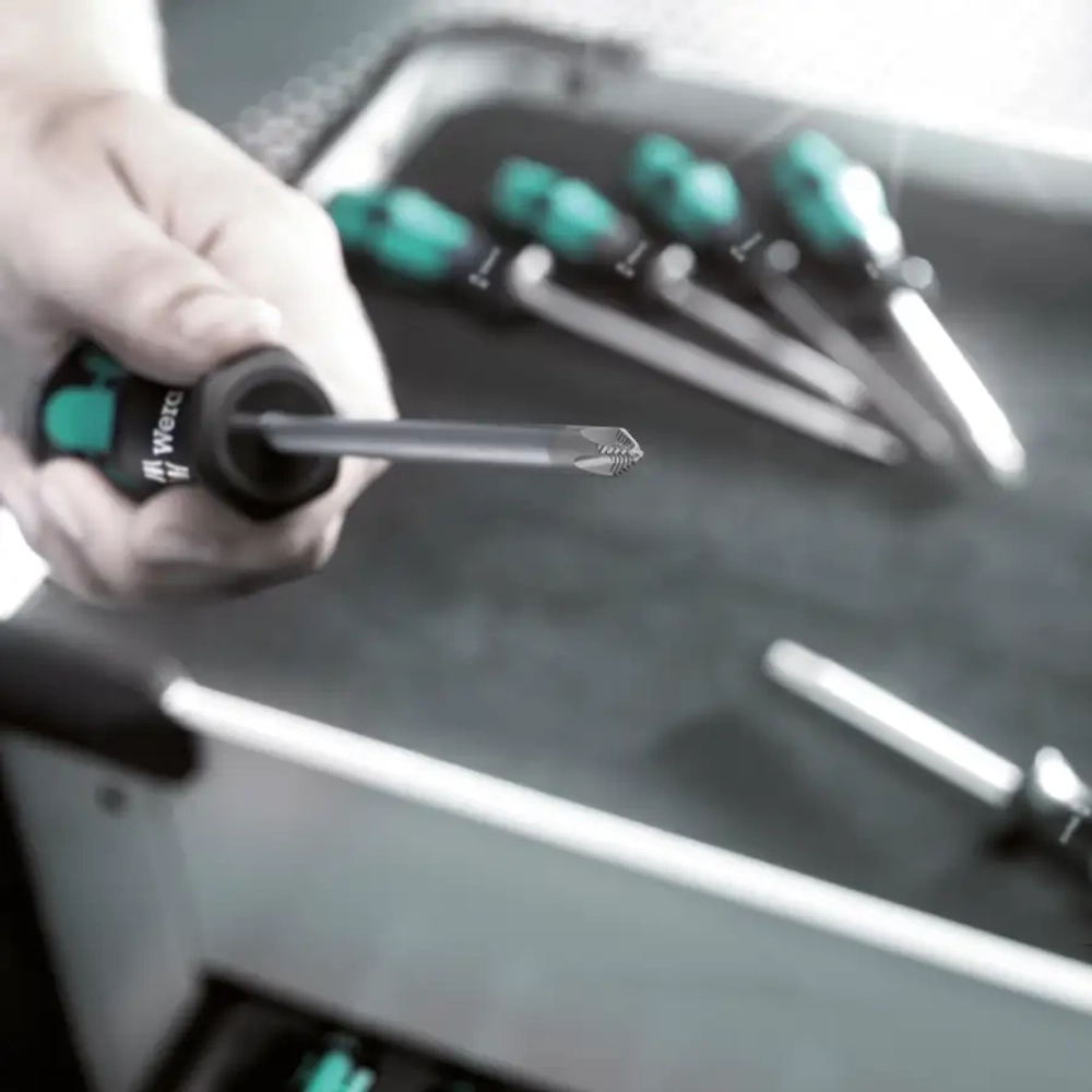 Отвёртка крестовая Kraftform Plus 350 SK PH2x100 мм WERA 05008752001