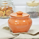 Горшок для запекания керамический 0,7л терракот