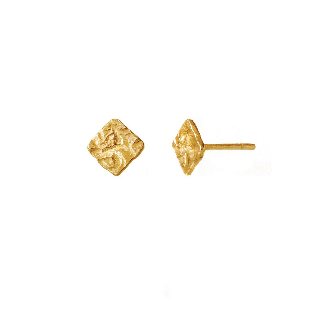 Серьги Мозаика мини, позолота