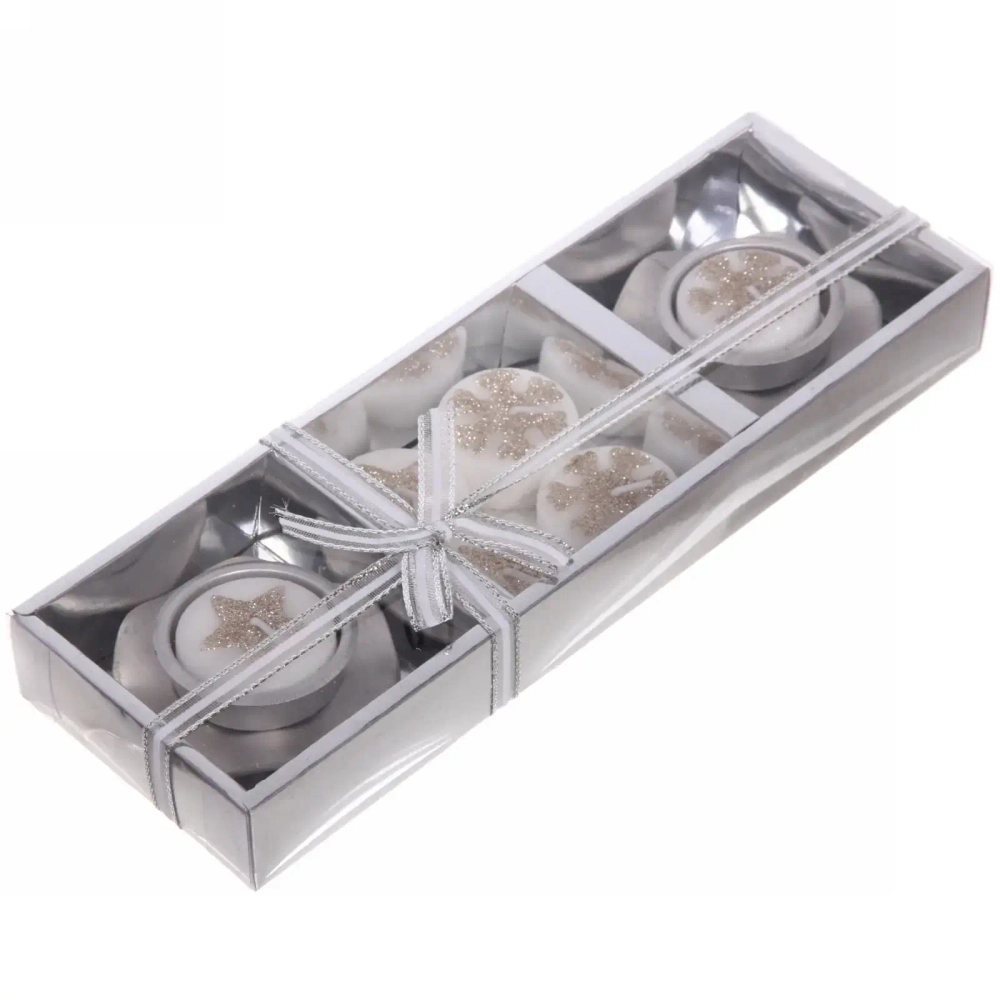 Набор свечей новогодних «Блеск праздника» 25*8,5*3 см, шампань