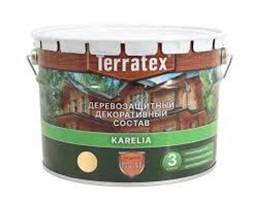 Антисептик Деревозащ. декор. состав Бесцветный Terratex 9л/7,5кг
