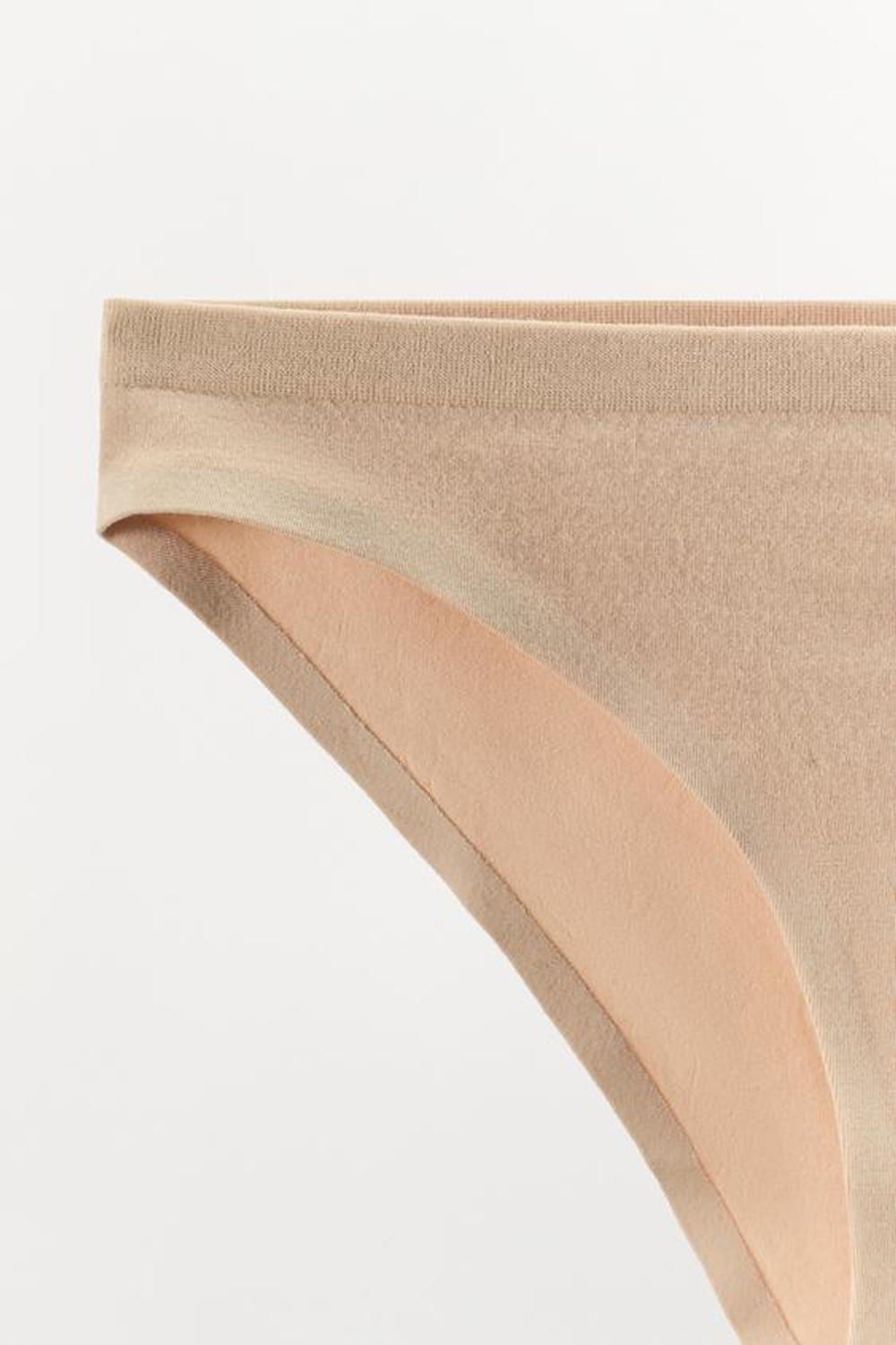 ZARA БЕСШОВНЫЕ ТРУСЫ, БЕЖЕВЫЙ
