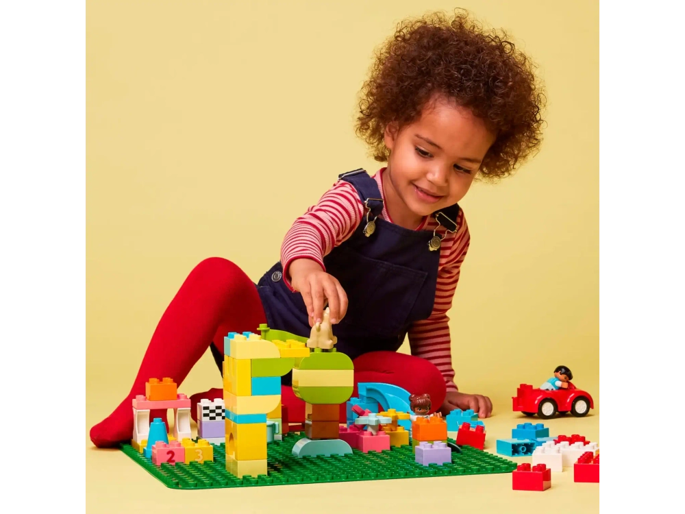 Конструктор LEGO Duplo 10980 Зеленая пластина для строительства