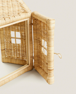 Зеркало Zara Home, 47х36х8 см, ротанг, 6693/106