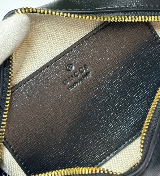 Маленькая сумка на плечо Gucci Horsebit 1955 черный