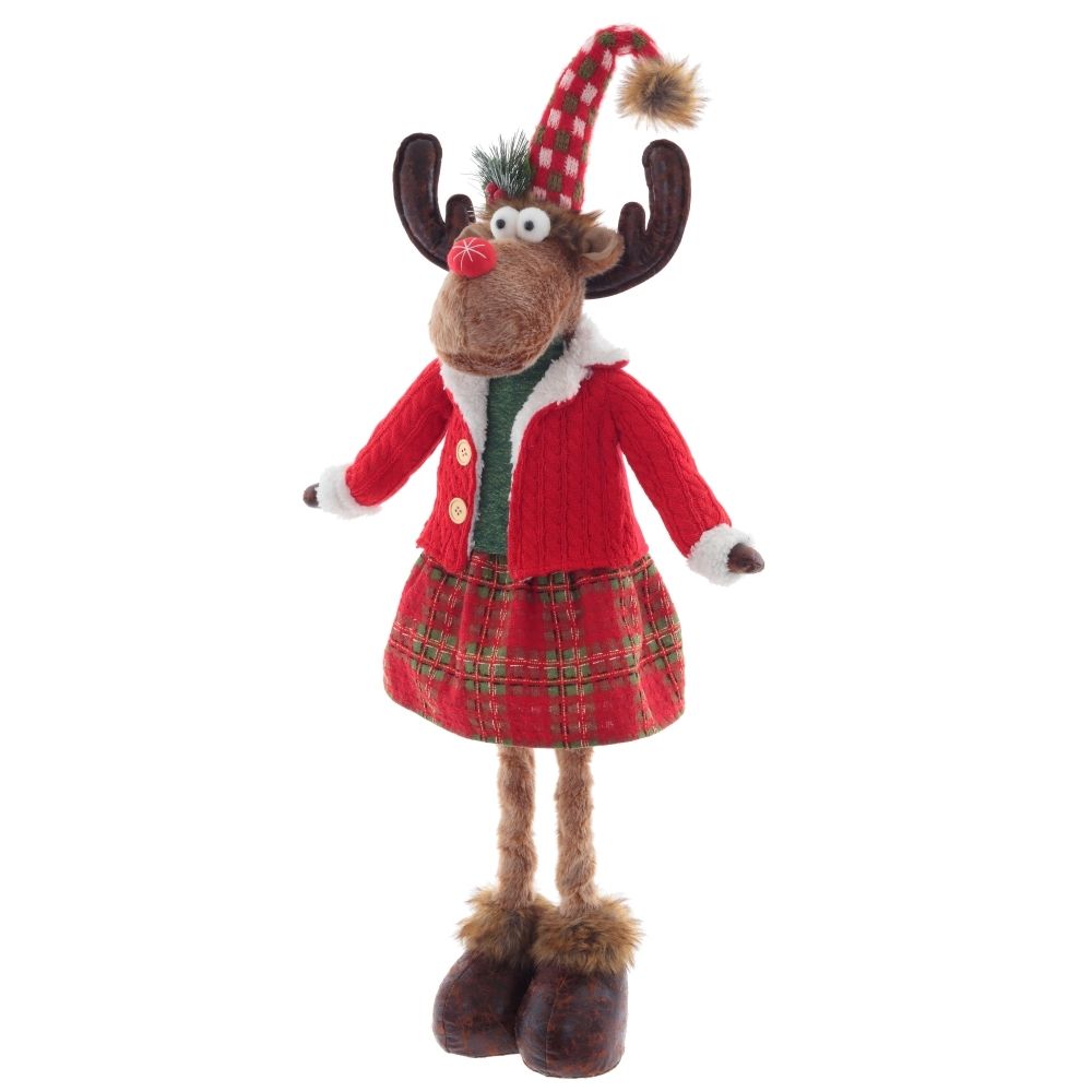 GAEM Игрушка набивная "Олень" (телескоп ноги), L29 W17 H98/48 см, 2в.