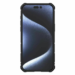 Противоударный чехол с кольцом и защитой камеры Nillkin CamShield Armor Case для iPhone 15 Pro