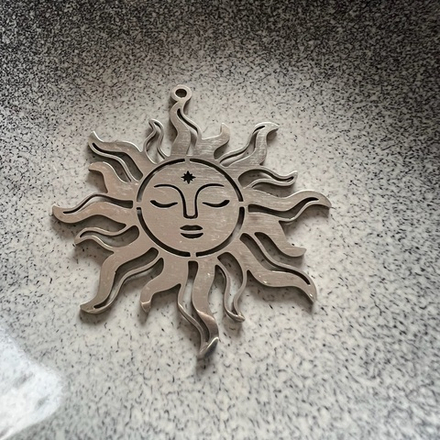 Подвеска солнце. Фурнитура для изготовления украшений и аксессуаров.