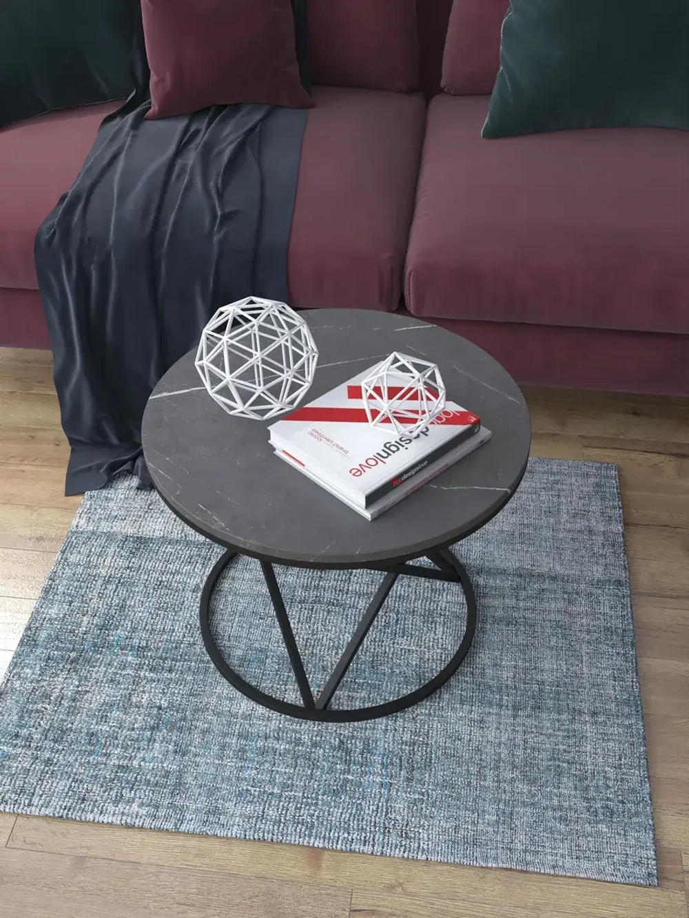 Журнальный стол Звёздный - ЧЧ - МДФ в ПВХ