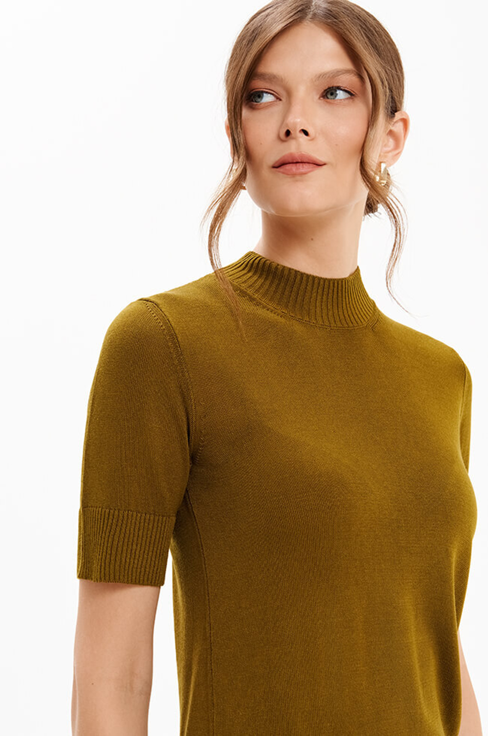 23455 Джемпер женский (оливковый)