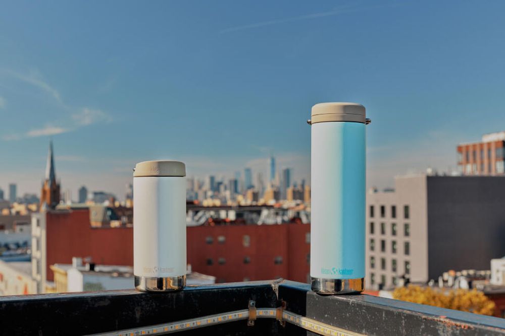 Термокружка Klean Kanteen TKWide Twist Cap 20oz (592 мл) Blue Tint