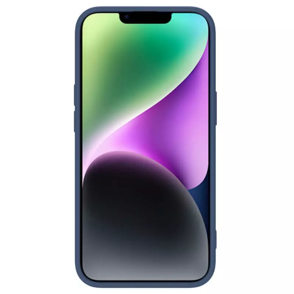 Накладка Nillkin Magnetic Silky Silicone Case для iPhone 15 Plus