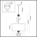 5410/3 ODL_EX Люстра E14 40Вт 220В IP20 MODERN