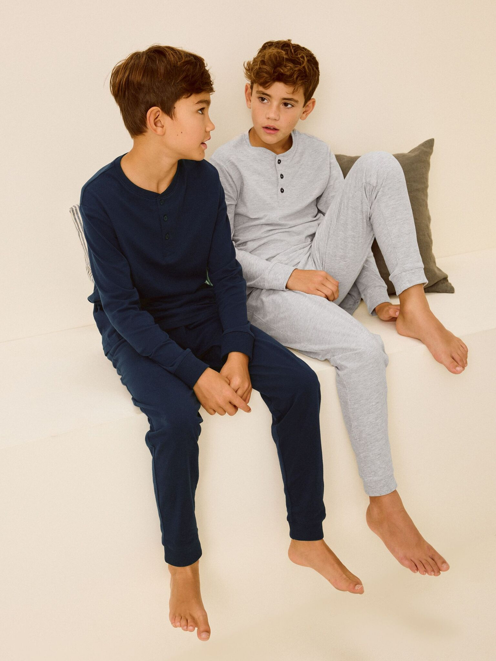 Пижама для мальчика Next B85-542, 2 шт., Серый, Темно-синий